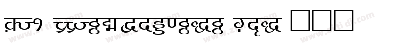 DV1 TTVasundhara Nor字体转换